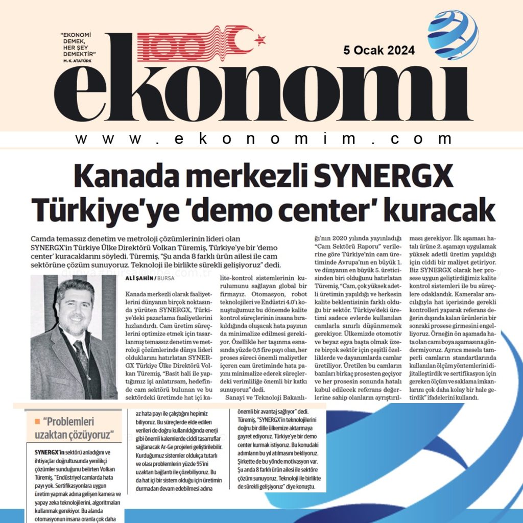 SYNERGX News in Economy Newspaper